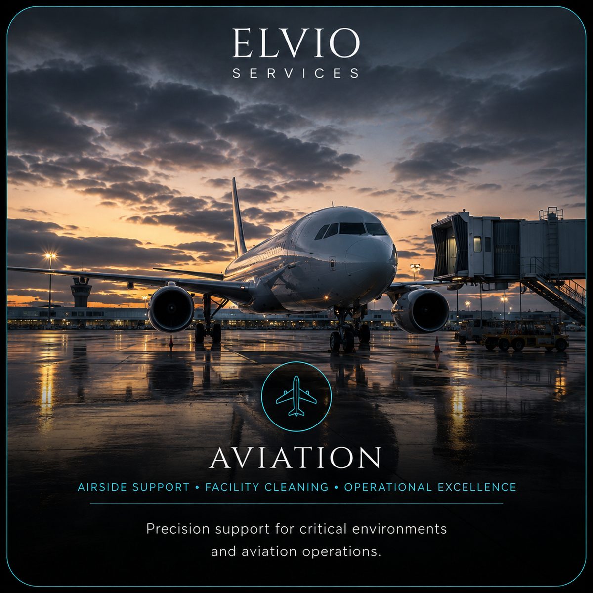 Elvio Services aviation airside support and aircraft cleaning
